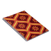 70年代レトロヴィンテージミッドセンチュリーモダンシームレスパット ノートブック (右側)