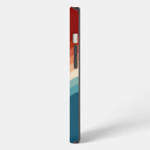 70年代レトロ柄 iPhoneケース (左側面)