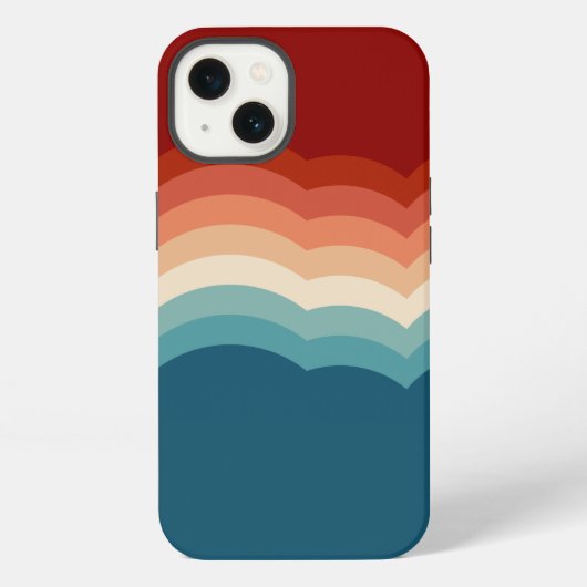 70年代レトロ柄 iPhoneケース (裏面)