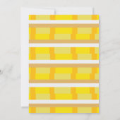 70年代レトロ グルーヴィー 70年代 ウェディング 招待状 (裏面)