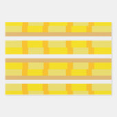 70年代レトロGroovy Pattern 70年代 ラッピングペーパーシート (正面3)