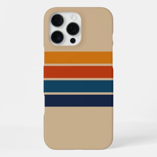 70年代レトロiPhone 16 Pro Maxケース iPhoneケース (裏面)
