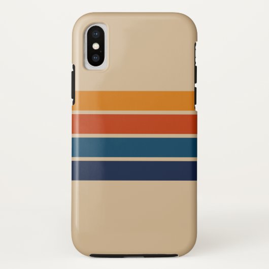 70年代レトロiPhone XSケース Case-Mate iPhoneケース (裏面)
