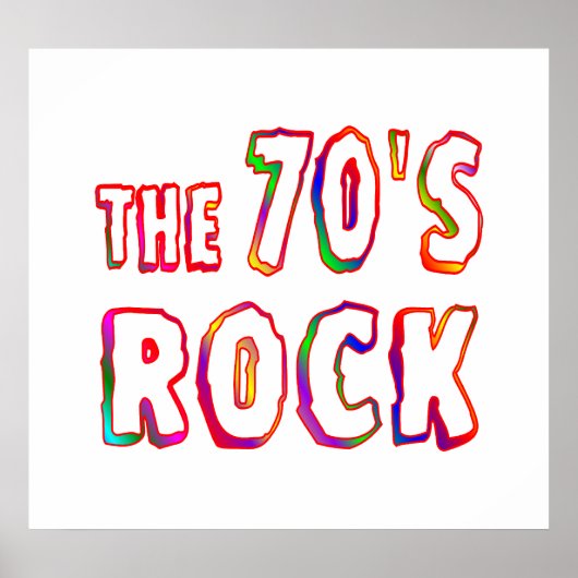 70年代ロック ポスター (正面)