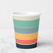 70年代ヴィンテージストライプ 紙コップ (左)