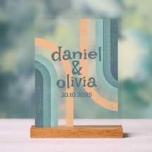 70年代ヴィンテージレインボー結婚ズ