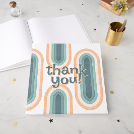 70年代ヴィンテージレインボー結婚ズ ゲストブック