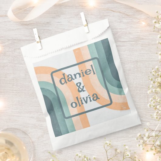 70年代ヴィンテージレインボー結婚ズ フェイバーバッグ (クリップ留めされた状態)