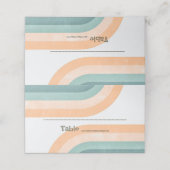 70年代ヴィンテージレインボー結婚ズ プレイスカード (外部開封)