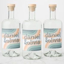 70年代ヴィンテージレインボー結婚ズ