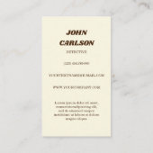 70年代ヴィンテージ名刺 名刺 (裏面)