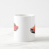 70年代初めのスウェーデンのファミリーカー(赤) コーヒーマグカップ (中央)