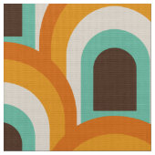 70年代半ば世紀レトロ織物 ファブリック (クローズアップ)