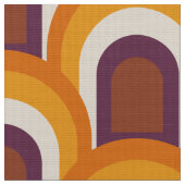 70年代半ば世紀レトロ織物 ファブリック (クローズアップ)