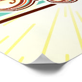 70年代夜のパーティーポスター ポスター (角)