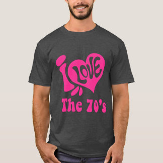 70年代大好き レトロ 音楽 レディース ノベルティ Tシャツ