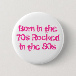70年代生まれの80年代ロック 缶バッジ
