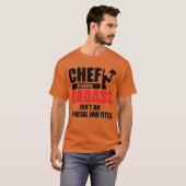 70年代風シェフバダッシ職場 Tシャツ (正面フル)