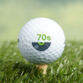70年代1970年代ロックレコード音楽 ゴルフボール (インサイチュ 木)