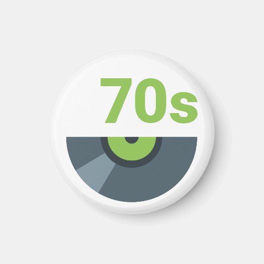 70年代1970年代ロックレコード音楽 マグネット (正面)