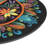 70年代60年代の平和サインカラフル カッティングボード (角)