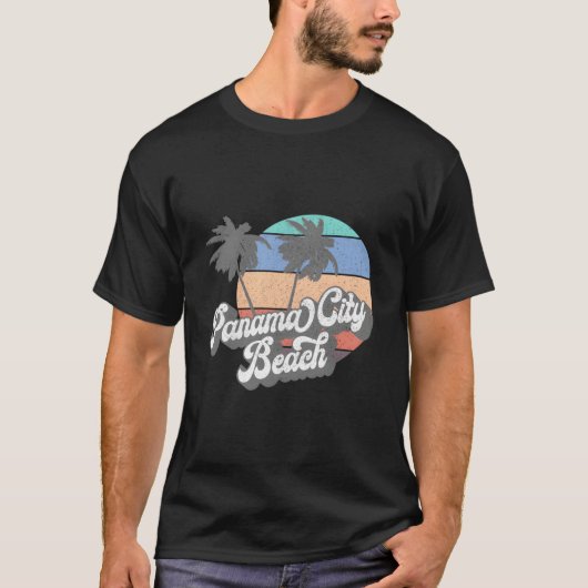 70年代 パナマシティビーチ フロリダ サーフィン Tシャツ (正面)