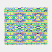 70年代 フリースブランケット (正面(横))