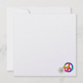 70年代 招待状 (裏面)