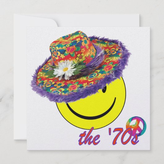 70年代 招待状 (正面)