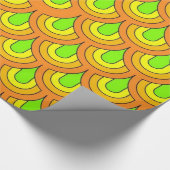 70年代、緑のオレンジを覚えて下さい ラッピングペーパー (角)