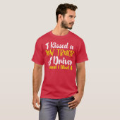 70年代 80年代の少年 レッカー車の運転手にキスした Tシャツ (正面フル)