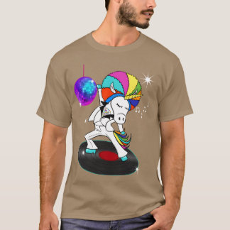 70年代 80年代 レトロ ユニコーン ディスコ フレンド Tシャツ