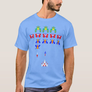 70年代 80年代 90年代 レトロ ヴィンテージ スペース アーケード ビデオ ゲーム Tシャツ