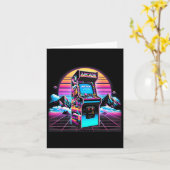 70年代 80年代 90年代 ヴィンテージ レトロ アーケード ビデオゲーム オールド カード (黄色い花)