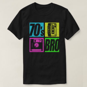 70年代Bro 1970年代ファッション70テーマパーティー70年代 Tシャツ