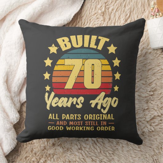 70年前製造 オリジナルパーツで動く 70歳の誕生日 クッション (ブランケット)
