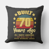 70年前製造 オリジナルパーツで動く 70歳の誕生日 クッション (正面)