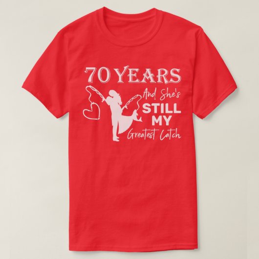 70年素晴らしが70周年結婚を迎える Tシャツ (デザイン正面)