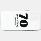 70年素晴らし Case-Mate iPhoneケース (裏面 (横))