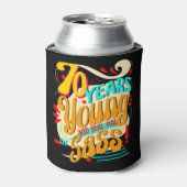 70年若いまだSassフル、Groovyレトロ 缶クーラー (缶正面)