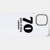 70年間ずっと最高! iPhoneケース (裏面横)