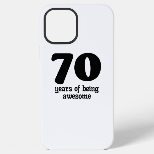 70年間ずっと最高! iPhoneケース (裏面)