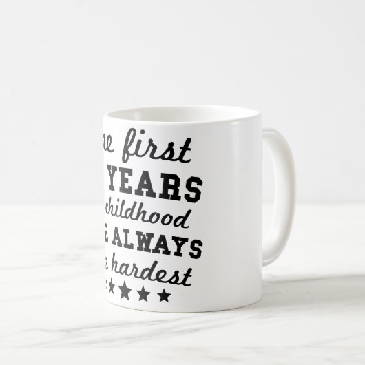 70年間の幼年期の第70誕生日 コーヒーマグカップ (正面右)