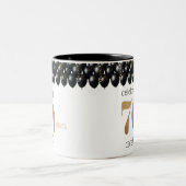 70年間の経験とスマイル ツートーンマグカップ (中央)