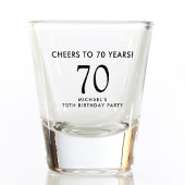 70年 おめでとう 70歳の誕生日パーティー ショットグラス
