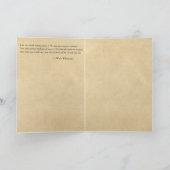 「70年」ウォルト・ホイットマン70誕生日引用文 カード (内部)