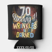 70揺れ！シワが焼ける、70レトロ日 缶クーラー (裏面)