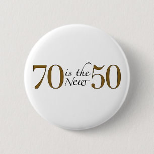 70新しい50はあります 缶バッジ
