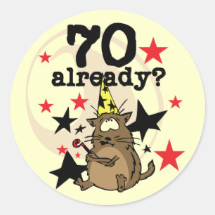 70既に誕生日 ラウンドシール