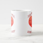 70日。記念日 ジャンボコーヒーマグカップ (正面)